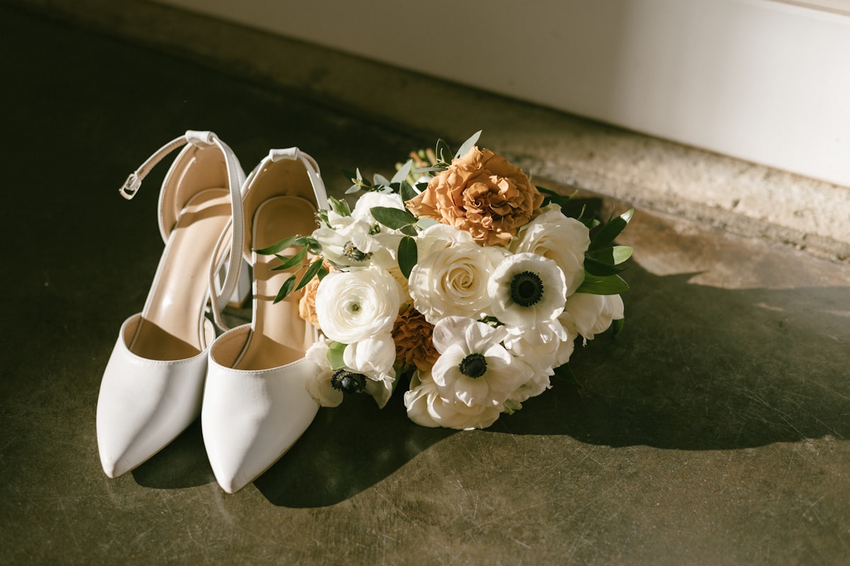 Scarpe da sposa bianche